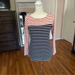 Boden Ella Brenton Striped Long Sleeve Top in Women’s Small